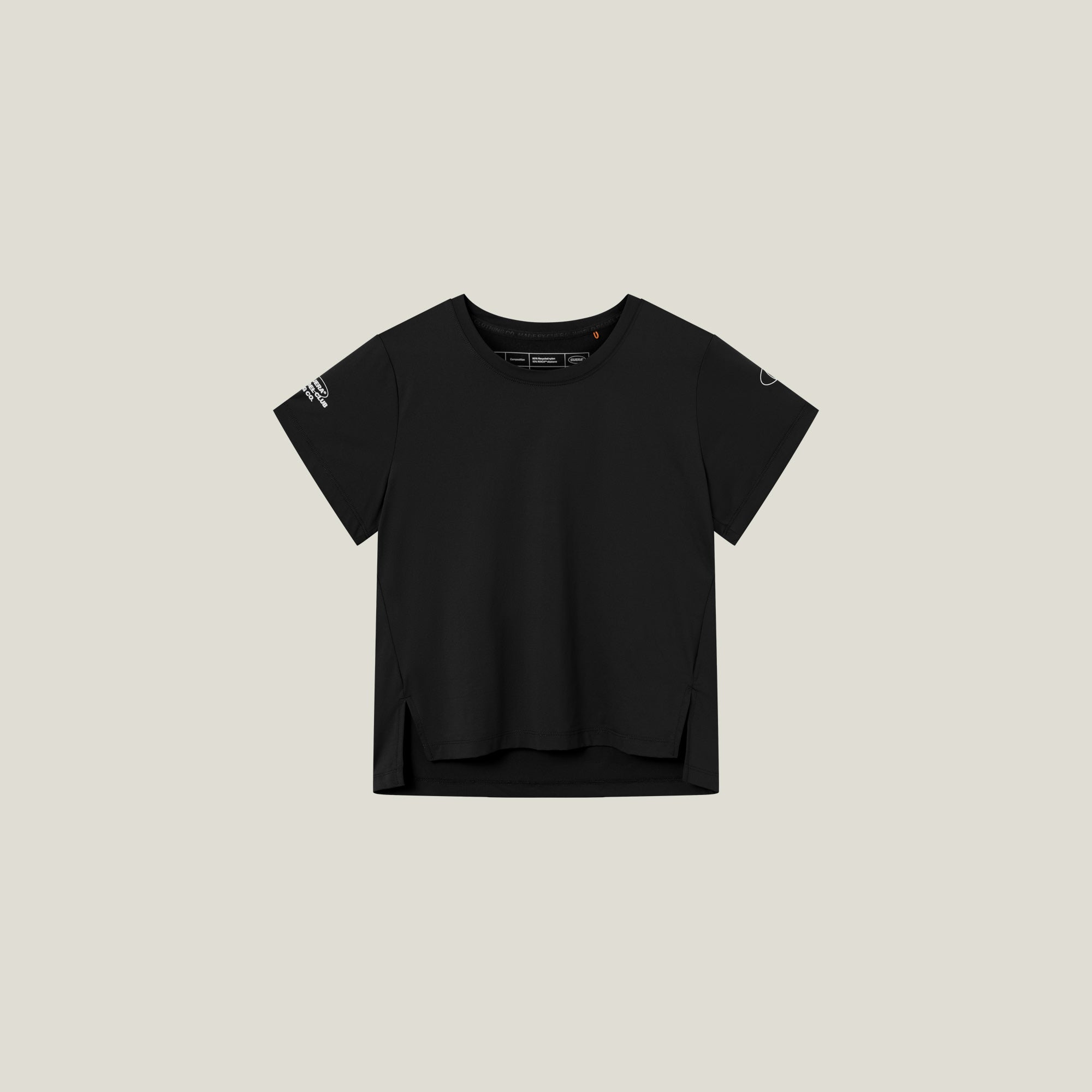 Oncourt Crop WPC T-Shirt - Sort