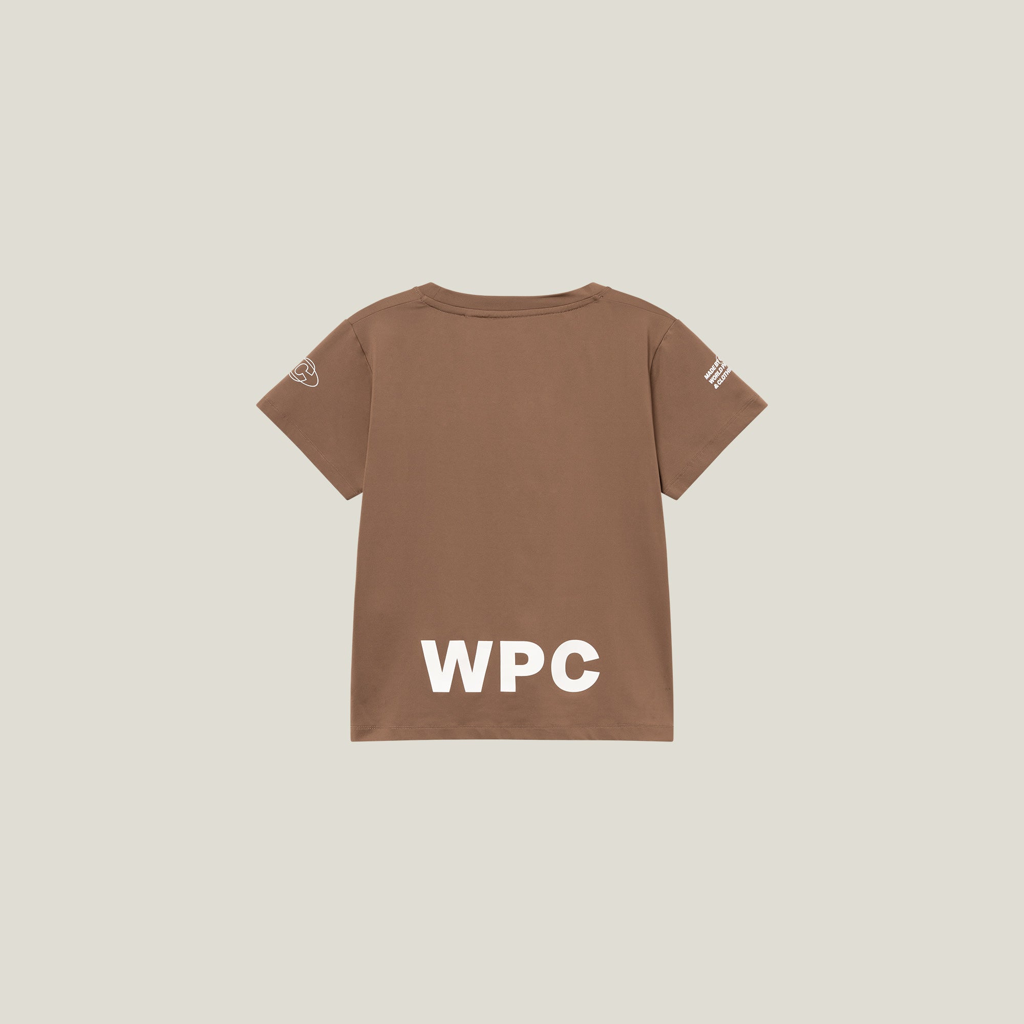 Oncourt Crop WPC T-Shirt - Espresso