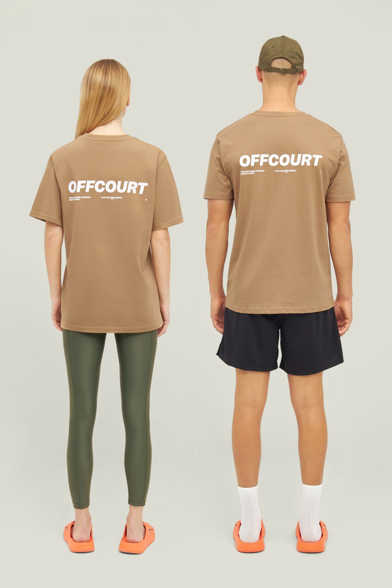 Relaxed Heavy Offcourt T-Shirt - Brun