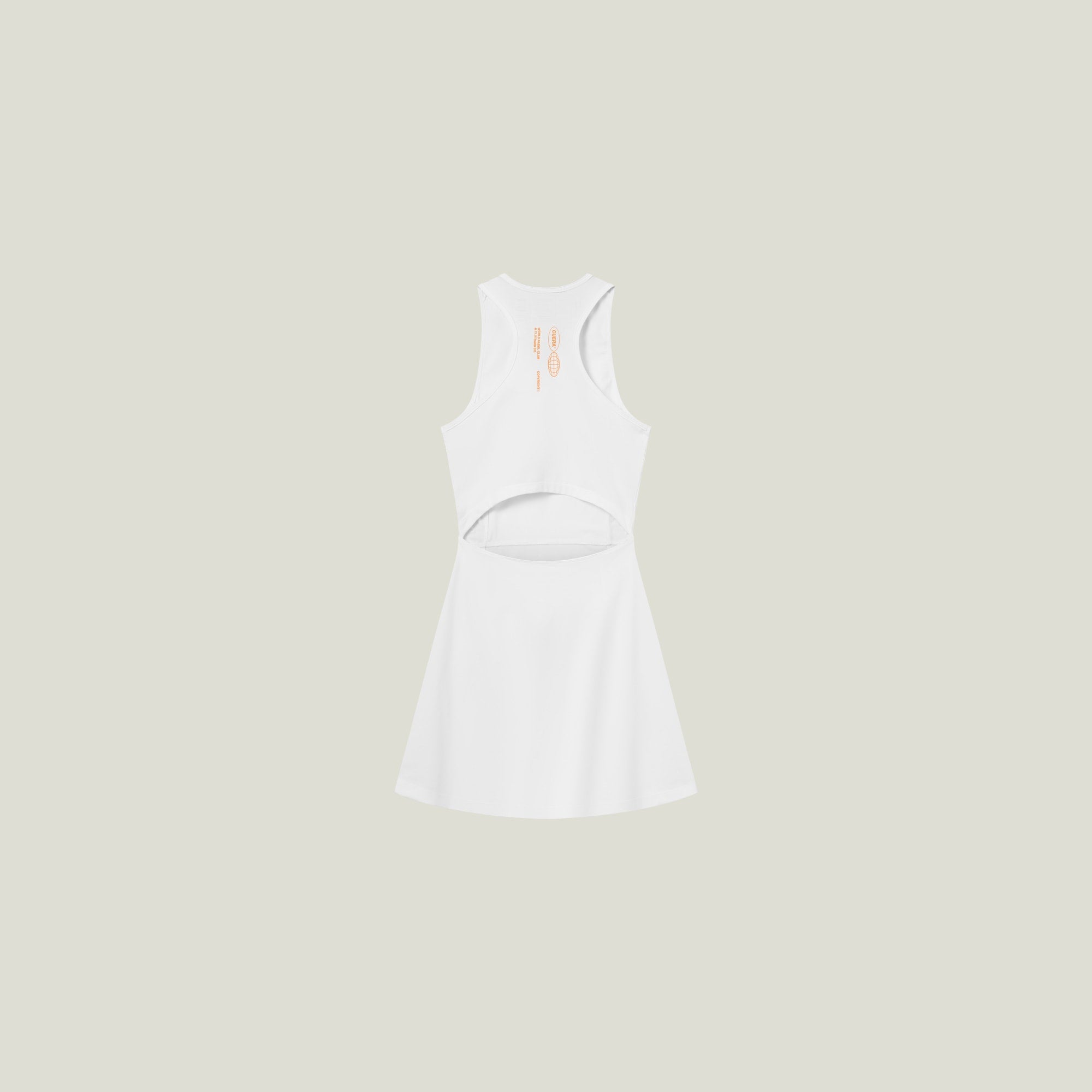 Oncourt Dress & Tights - White & Army Combo